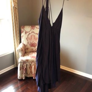 Bcbg large purple sexy dress